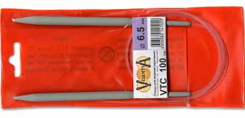 "Visantia" Спицы круговые VTC алюминий d  6,5 мм 100 см "Атекс" г. Пермь