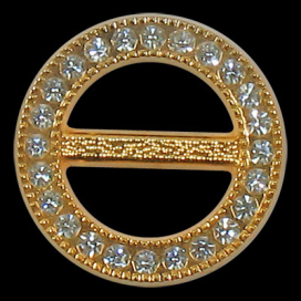 Пряжка "Сваровски" 51303 81 d10/18мм золото "Атекс" г. Пермь