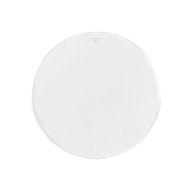 "Love2art" PLB-015 Заготовка для декорирования "круг" пластик d 9 см 9 х 9 х 0.2 см плоский, прозрач "Атекс" г. Пермь