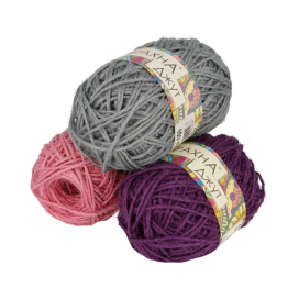 Пряжа ARACHNA "Jute" 100% джут 100 г ± 10 г 90 м ± 5 м "Атекс" г. Пермь