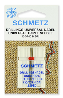 "Schmetz" Иглы тройные 130/705H DRI 1 шт "Атекс" г. Пермь