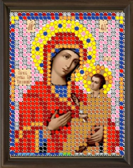 Ткань с рисунком "Светлица" для вышивания бисером 6 х 7,5 см "Атекс" г. Пермь