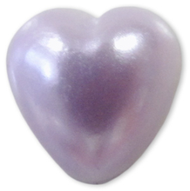 Полубусины пластик "Сердце" 12х12 мм 50гр "Атекс" г. Пермь