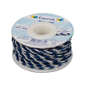 Шнур "Gamma" 3 мм GC-032 витой 9.1 м ±0.5 м "Атекс" г. Пермь