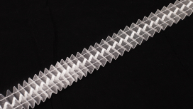 Лента шторная "BLITZ" 401-О 1/12 40 мм 50 м прозрачный "Атекс" г. Пермь