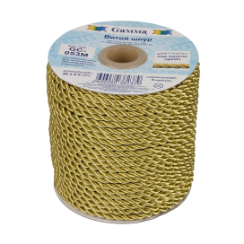 Шнур "Gamma" 5 мм GC-053M витой 50м ± 0.5м "Атекс" г. Пермь