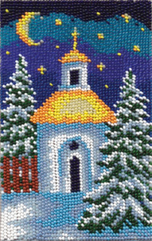 бисером 8-053 "Часовенка" 14x9 см "Атекс" г. Пермь