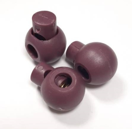 Зажимы "шар" 15 т.сиреневый 10шт "Атекс" г. Пермь