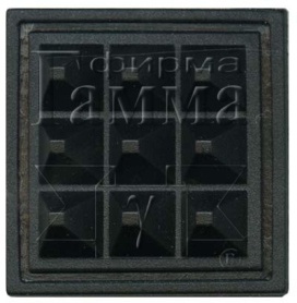 "GAMMA" D433 Нога площадная на дно сумки 41х41х6 мм "Атекс" г. Пермь