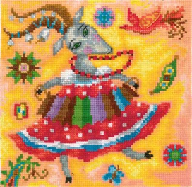 "Веселая коза" 17х17 см "Атекс" г. Пермь