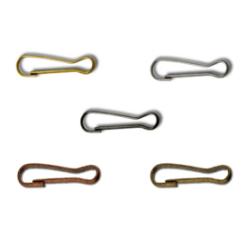 Замок для бус "карабин" DC-021/5 12 мм 5 шт "Zlatka" "Атекс" г. Пермь