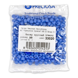 Бисер круглый 50г  3/0 Чехия "Атекс" г. Пермь