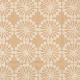 "IHR" Салфетки бумажные для декупажа, 25х25 см, IHR-C563600 "Узор", крафт, упаковка 20 шт. СК "Атекс" г. Пермь