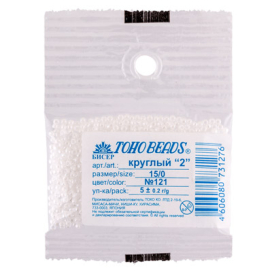 Бисер Япония "TOHO" 15/0 круглый 1 1.5 мм 5 х 5 г "Атекс" г. Пермь