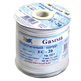 Шнур эластичный 2 мм 50м "Gamma" EC-20 "Атекс" г. Пермь