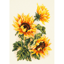 040-78 "Подсолнушки" 15 х 22 см "Атекс" г. Пермь