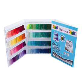 Карта цветов на нитки ПЭ Nitka и Gamma "Атекс" г. Пермь