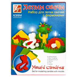 Набор "Луч" "Лепим свечи" набор для лепки свечей с формочками 21С 1391-08 "Атекс" г. Пермь
