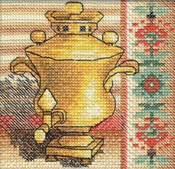 Н-0459 "Самовар" 10.8х10.8 см "Атекс" г. Пермь