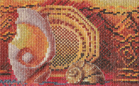 Н-0412 "Натюрморт с ракушкой" 15x10 см "Атекс" г. Пермь