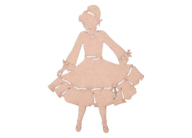 Декоративный элемент "Танцующая девочка" 1 шт "Атекс" г. Пермь
