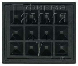 "GAMMA" D434 Нога площадная на дно сумки 52х42х7 мм "Атекс" г. Пермь