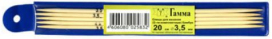 "GAMMA" Спицы 5-ти компл. BC2 бамбук 20см d3,5мм "Атекс" г. Пермь