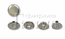 Кнопки металл d15мм 720шт ±20 шт "Атекс" г. Пермь