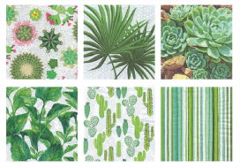 "Love2art" Салфетки бумажные ассорти SDD №1218-13 33 x 33 12 шт "Тропический сад" "Атекс" г. Пермь