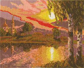 8-118 "Тихий вечер" 26 x 20 см "Атекс" г. Пермь