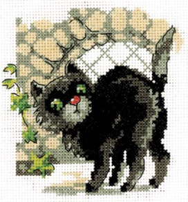 4-052 "Черный кот" 12x10 см "Атекс" г. Пермь