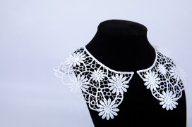 Гипюр "Gamma" воротник VGM-65-05M 65мм 1 пара "Атекс" г. Пермь