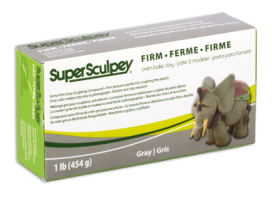 "Sculpey" Super Sculpey полимерная глина 454 г SS1SCULPT серый "Атекс" г. Пермь