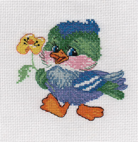 8-187 "Утенок с цветочком" "Атекс" г. Пермь