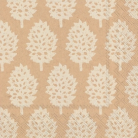 "IHR" Салфетки бумажные для декупажа, 25х25 см, IHR-C563500 "Деревья", крафт, упаковка 20 шт. СК "Атекс" г. Пермь