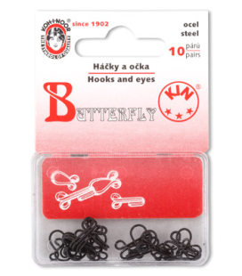 "KOH-I-NOOR" (6001 №4) Крючки плательные 12 х 7 мм в блистере 10шт "Атекс" г. Пермь