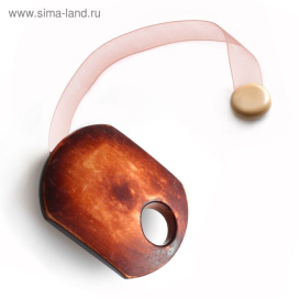 Подхват для штор «Форест» 7 × 5,5 см коричневый пластик "Атекс" г. Пермь