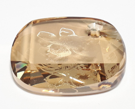 Кулон 6059 25мм Cristal (001) Golden Shadow(GSHAV) "Атекс" г. Пермь