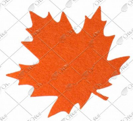 Изделие из фетра DMO 2 мм "Кленовый лист" 110 х 115 мм 2 шт "Атекс" г. Пермь