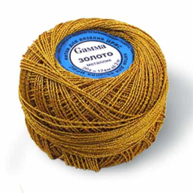 Пряжа "Gamma" Ирис металлик 3 100% полиэстер 10 х 20г "Атекс" г. Пермь