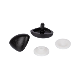 "HobbyBe" HKT-25 Нос пластиковый с фиксатором 29 х 22 мм 1 шт черный "Атекс" г. Пермь