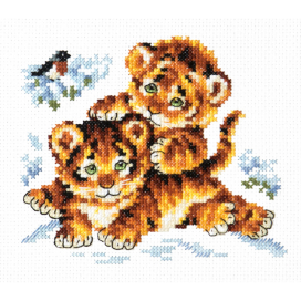 018-87 "Безмятежное детство" 14 х 12 см "Атекс" г. Пермь