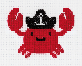 "Klart" набор для вышивания 12-047 "Крабик" 11.5 x 9.5 см "Атекс" г. Пермь