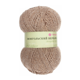 Пряжа Пехорская "Монгольский верблюд" 50% верблюжья шерсть 50%акрил высокообъёмный, 100 г "Атекс" г. Пермь