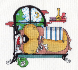 8-086 "Зимняя спячка" 18 x 17 см "Атекс" г. Пермь