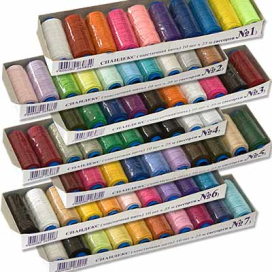 Нитки "GAMMA" "спандекс" ET-10 10 х 25м ассорти "Атекс" г. Пермь