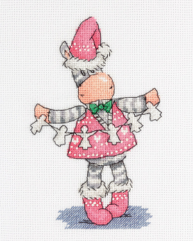  8-275 "Новогодняя гирлянда" 12.5 х 18 см "Атекс" г. Пермь