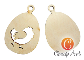 Пасхальная бирочка-подвеска "Цыпленок" 2шт "Атекс" г. Пермь