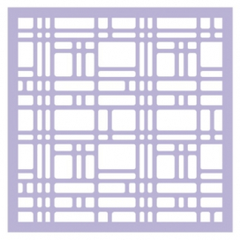 Трафарет-маска пластиковая многоразовая, 15х15 см, "Плетенка" СК AH2802008 "Атекс" г. Пермь