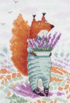 8-233 "Лаванда для нее" 13 х 18.5 см "Атекс" г. Пермь